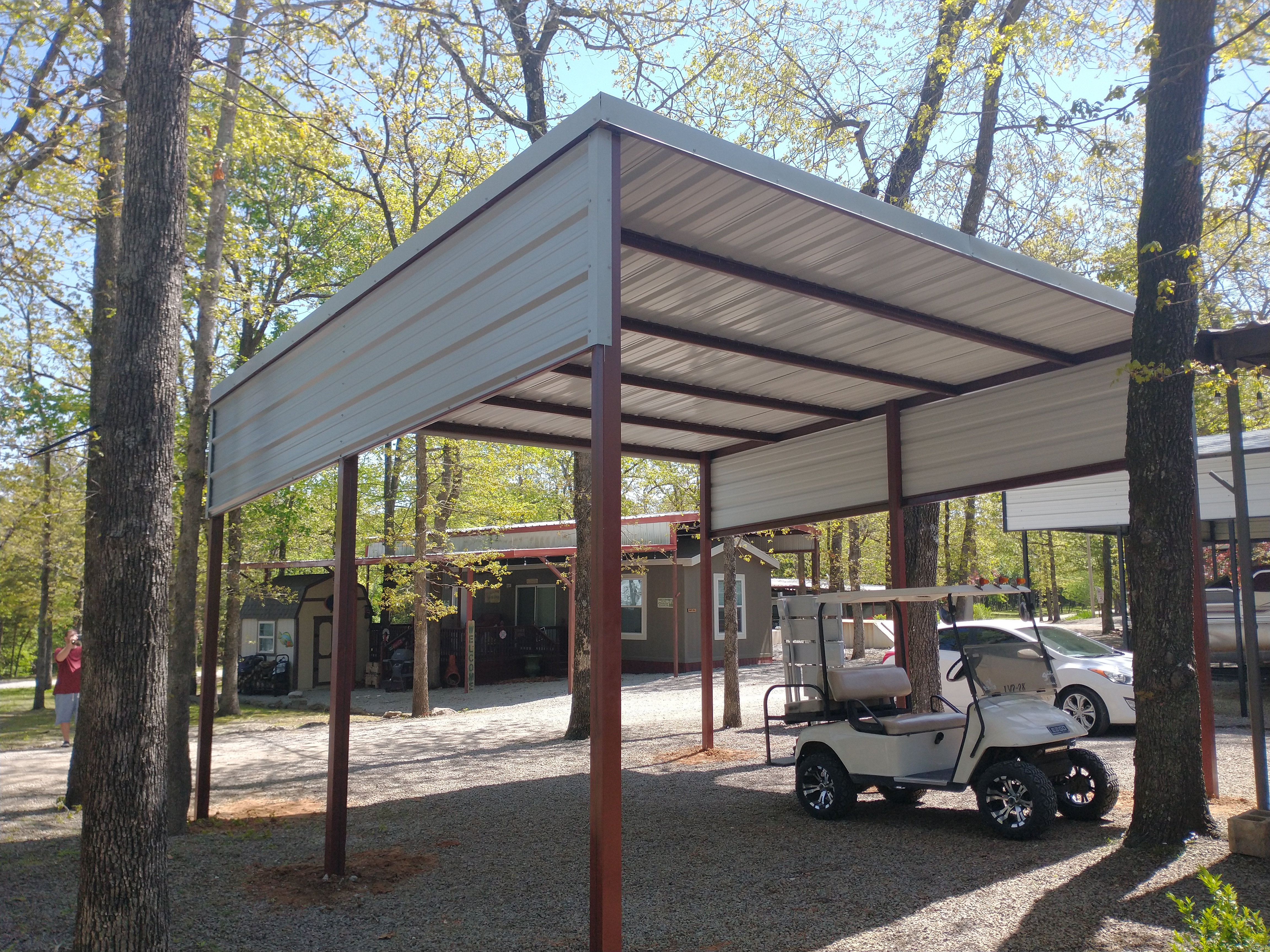 Metal carport by Forever Carports